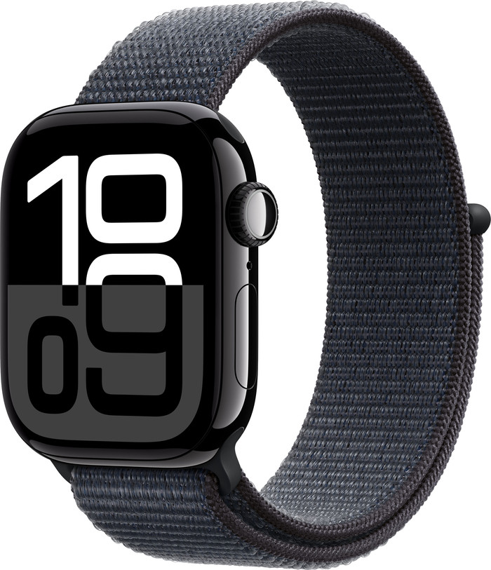 Apple Watch Series 10 4G 42mm Black Sport Watch Strap Main Image