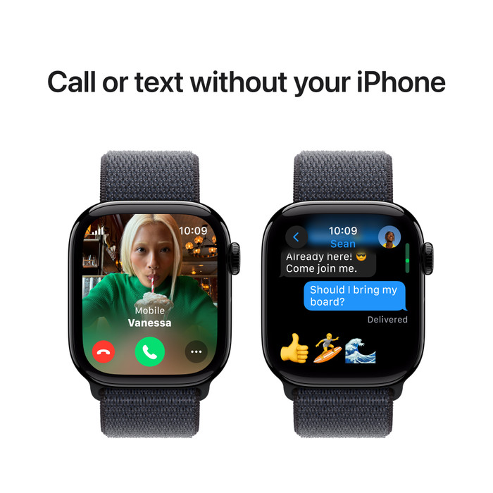 Apple Watch Series 10 4G 42mm Black Sport Watch Strap visual supplier