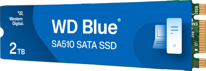 WD Blue SA510 2TB SATA M.2 SSD voorkant
