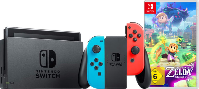 Nintendo Switch Rot/Blau + Zelda: Echoes of Wisdom Main Image