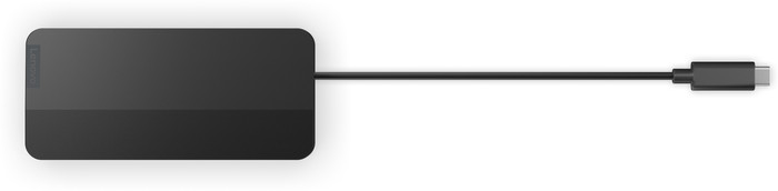 Lenovo USB-C-Travel Dock voor 2 schermen (met adapter) bovenkant