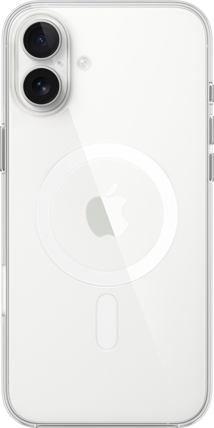 Apple iPhone 16 Plus Back Cover met MagSafe Transparant achterkant