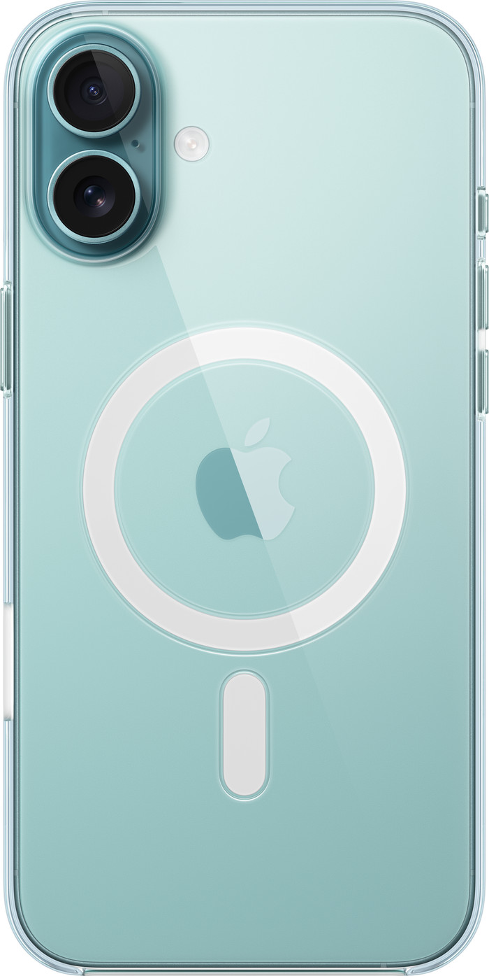 Apple iPhone 16 Plus Back Cover met MagSafe Transparant achterkant