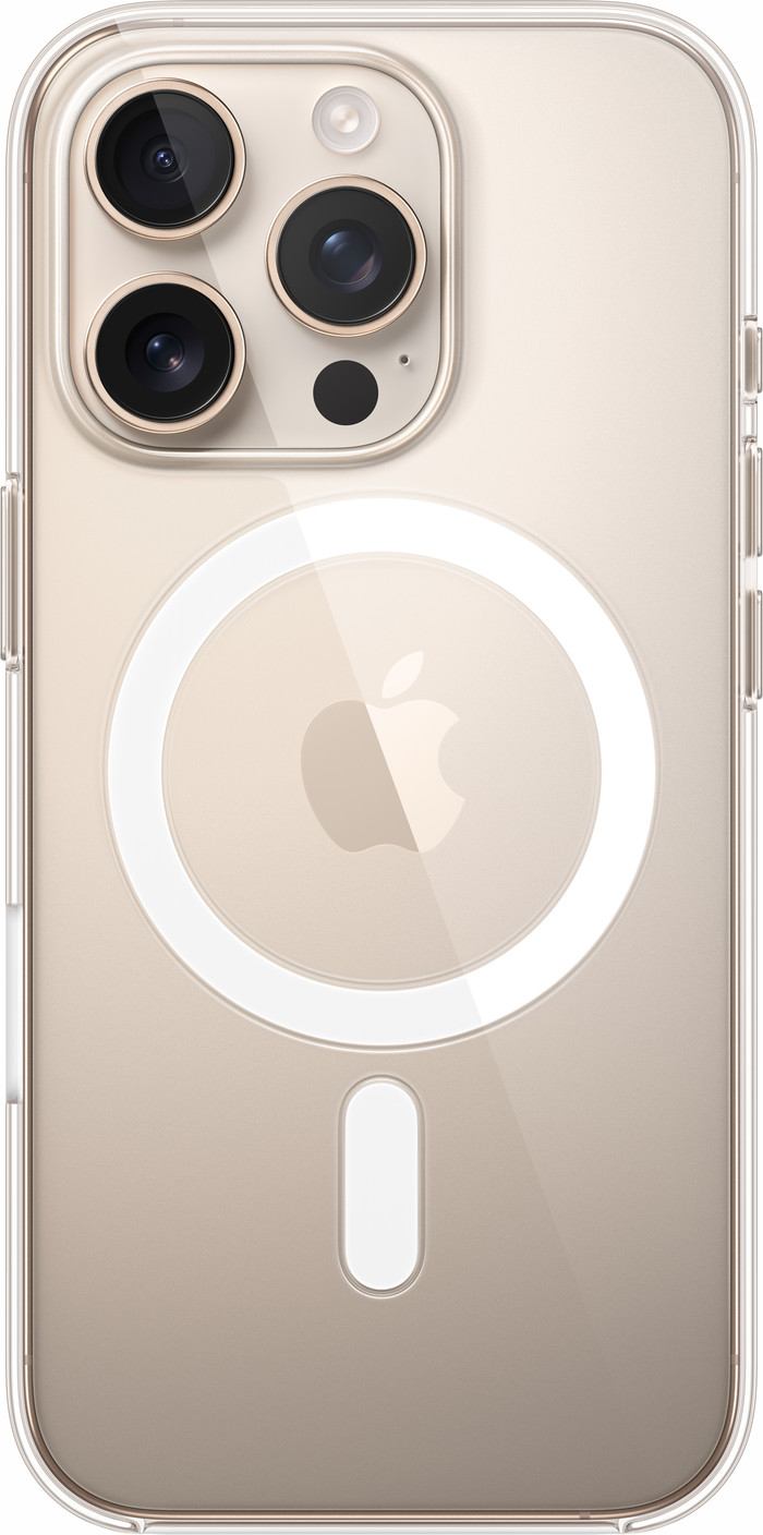 Apple iPhone 16 Pro Back Cover met MagSafe Transparant achterkant