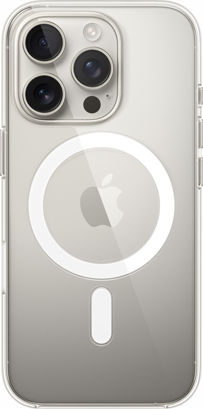 Apple iPhone 16 Pro Back Cover met MagSafe Transparant achterkant