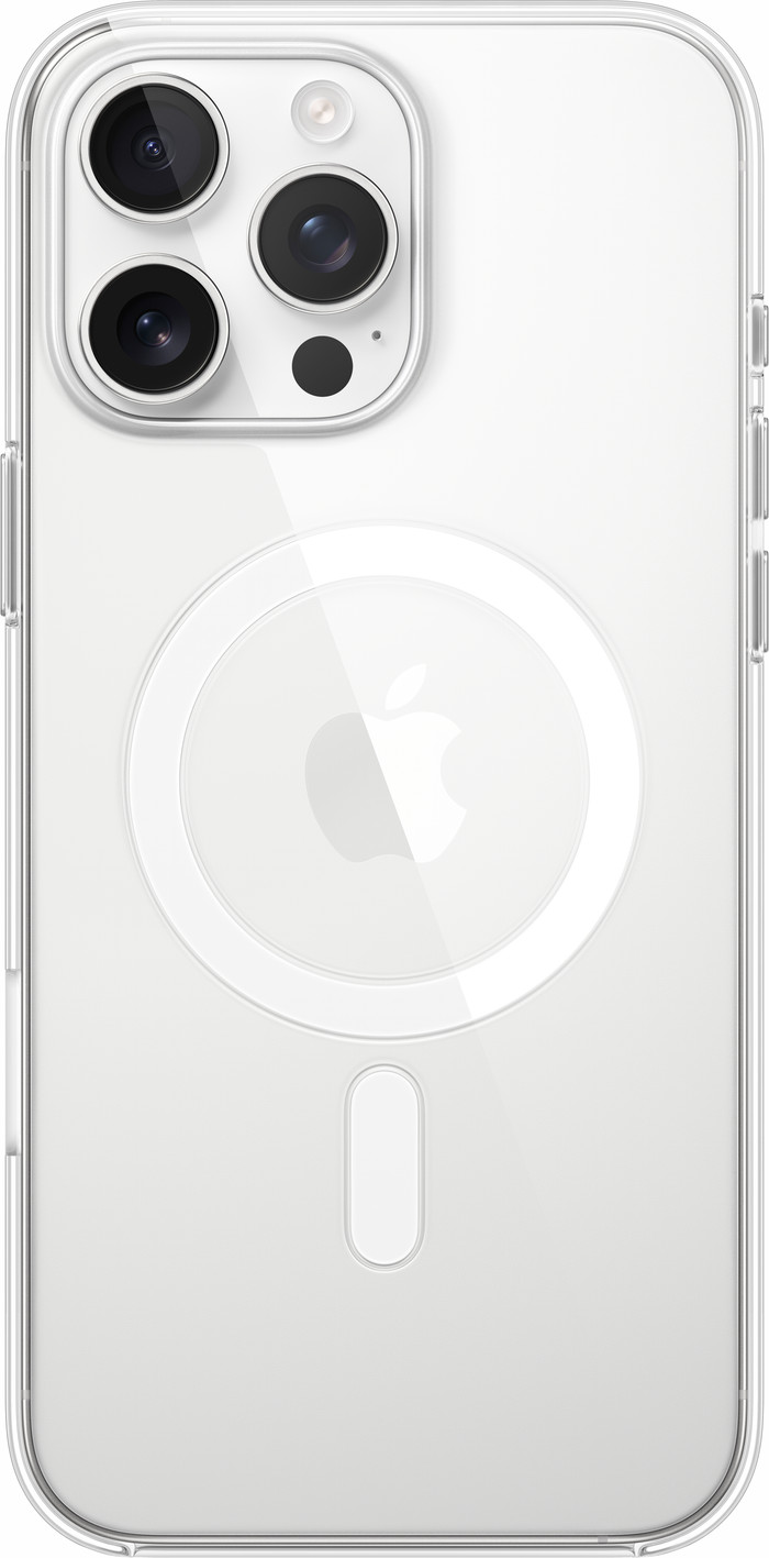 Apple iPhone 16 Pro Max Back Cover met MagSafe Transparant achterkant