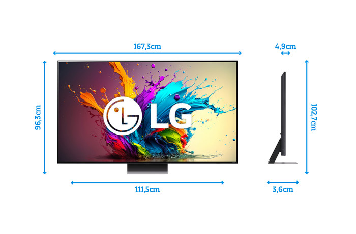 LG 75QNED91T6A (2024) + Soundbar visual Coolblue 4