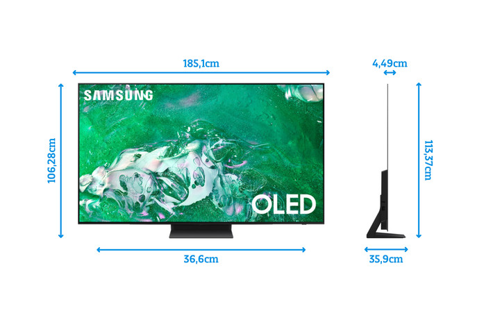 Samsung OLED 4K 83S90D (2024) + Soundbar visual Coolblue 4