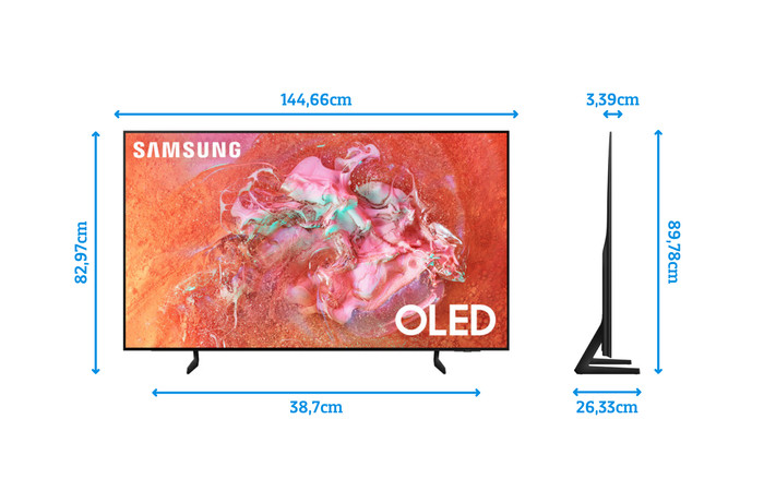 Samsung OLED 4K 65S85D (2024) + Samsung HW-Q600C (2023) visual Coolblue 4