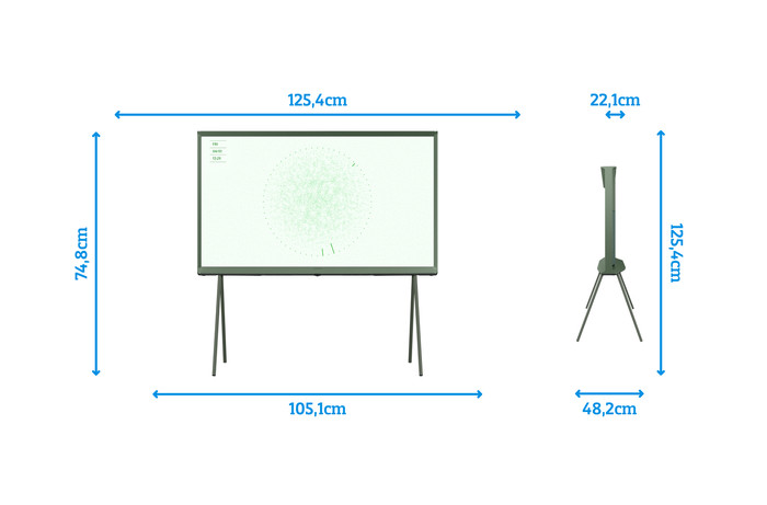 Samsung The Serif Ivy Green 55LS01D (2024) visual Coolblue 4