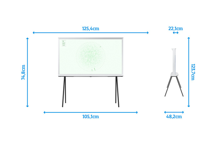 Samsung The Serif Cloud White 55LS01D (2024) visual Coolblue 4