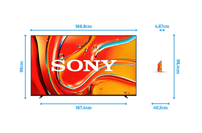 Sony 75" Bravia 7 4K QLED XR Mini-led (2024) + Sony Bravia Theatre Bar 6 Zwart visual Coolblue 4