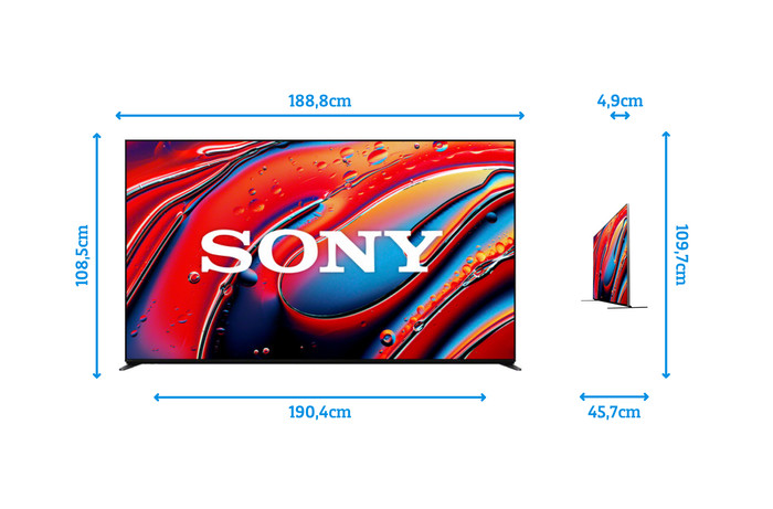Sony 85 Zoll Bravia 9 4K QLED XR Mini-LED (2024) visuelles Coolblue 4