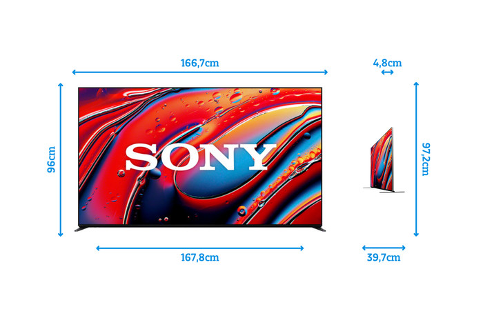Sony 75" Bravia 9 4K QLED XR Mini-led (2024) + Sony Bravia Theatre Bar 9 visual Coolblue 4