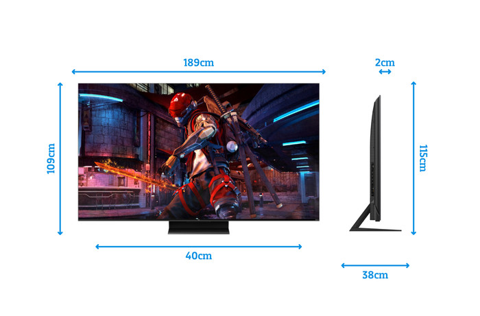 TCL QLED 85C71B (2024) visual Coolblue 4