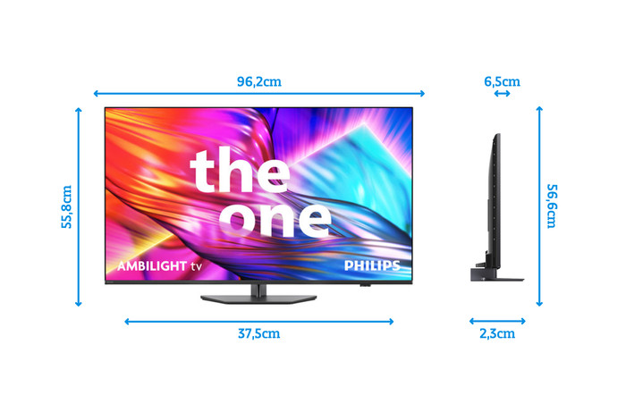Philips The One 43PUS8909 - Ambilight (2024) + Soundbar + Hdmi kabel visual Coolblue 4