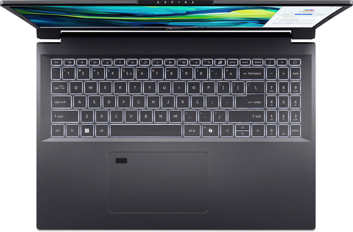 Acer Aspire 16 A16-71M-562K bovenkant