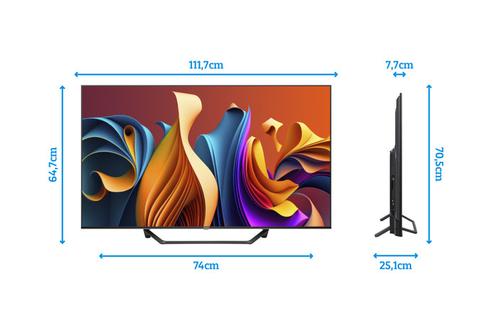 Hisense QLED 50A7NQ (2024) visual Coolblue 4