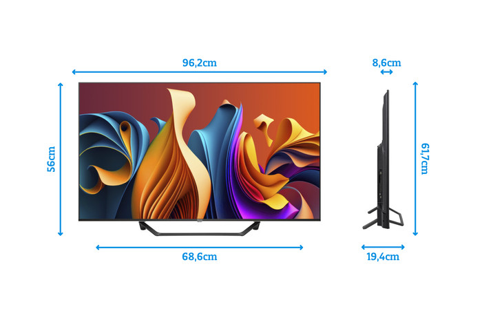 Hisense QLED 43A7NQ (2024) visual Coolblue 4