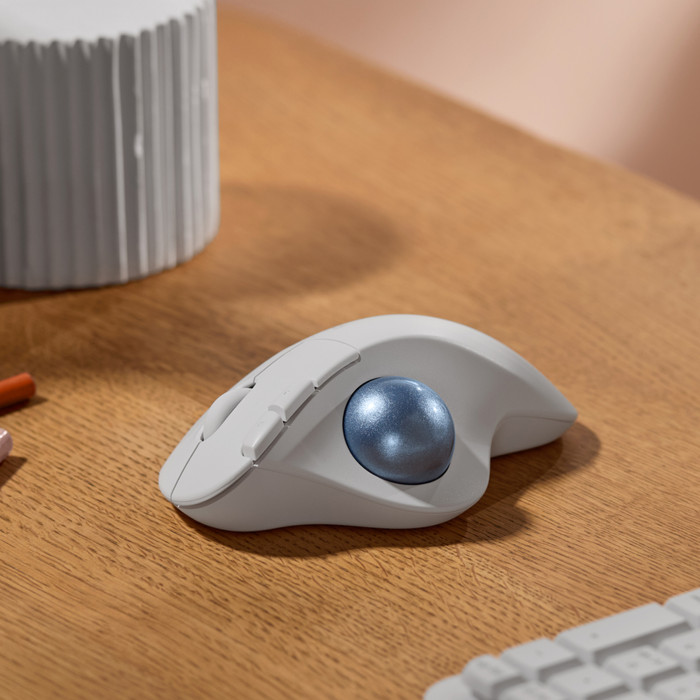 Logitech ERGO M575S Wireless Trackball Muis Wit visual leverancier