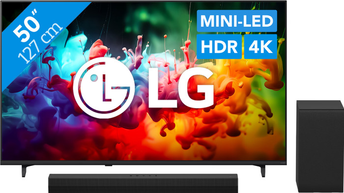 LG Mini-led 50" QNED71 (2026) + LG DS40T Main Image
