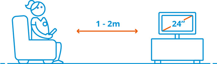 Toshiba 24WV3E63DG (2024) visual Coolblue 2