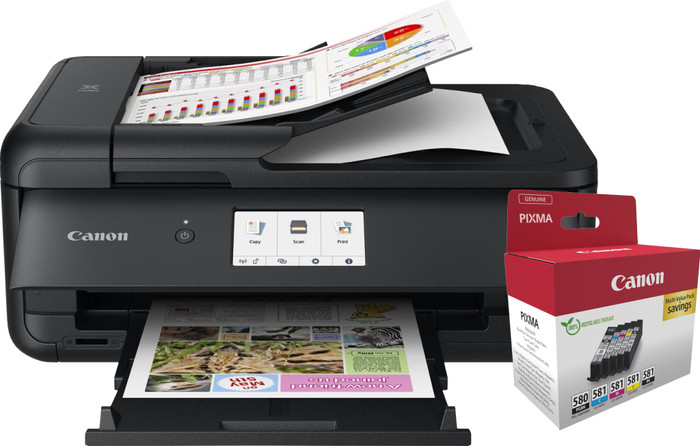 Canon PIXMA TS9550a + 1 Set Extra Cartridges Main Image