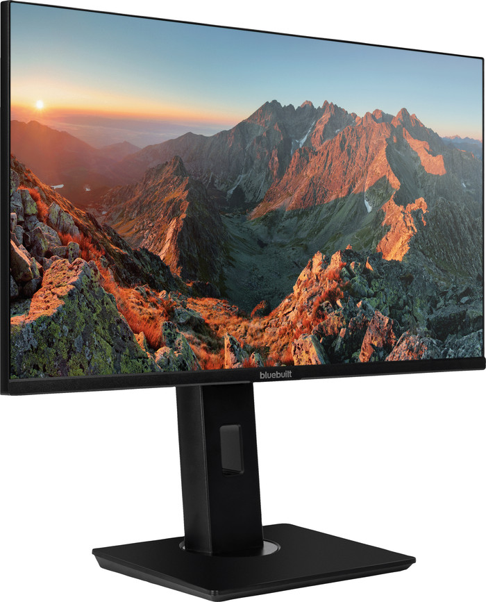 BlueBuilt 24 inch Full HD + BlueBuilt Draadloos USB Toetsenbord QWERTY voorkant