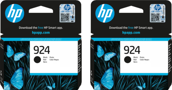 HP 924 Cartridge Black Duo Pack Main Image