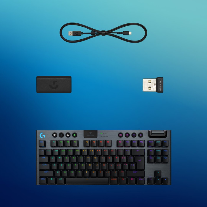 Logitech G915 X Lightspeed TKL Wireless Gaming Toetsenbord Zwart Azerty visual leverancier