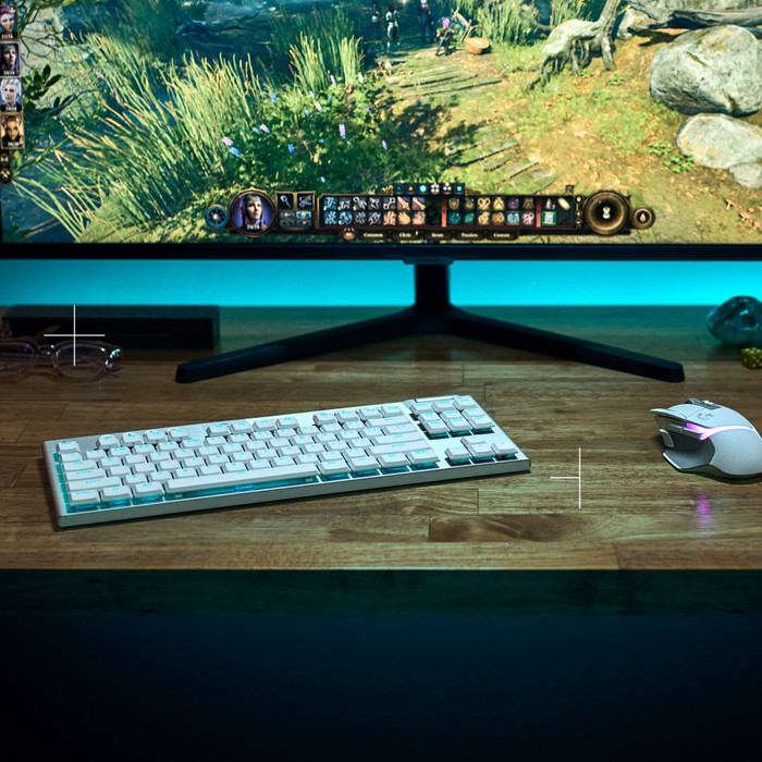 Logitech G915 X LIGHTSPEED TKL Wireless Gaming Keyboard White AZERTY visual supplier