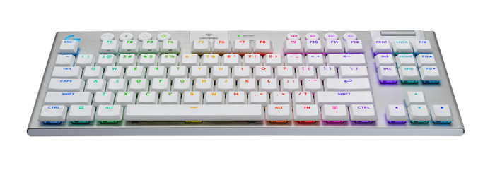 Logitech G915 X LIGHTSPEED TKL Wireless Gaming Keyboard White AZERTY front