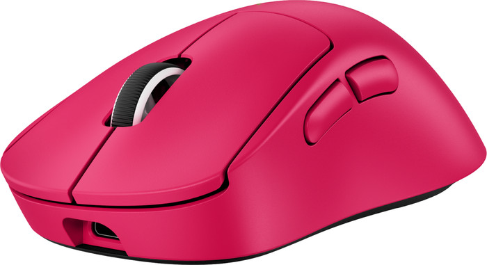 Logitech G PRO X Superlight 2 DEX Lightspeed Draadloze Gaming Muis Magenta voorkant