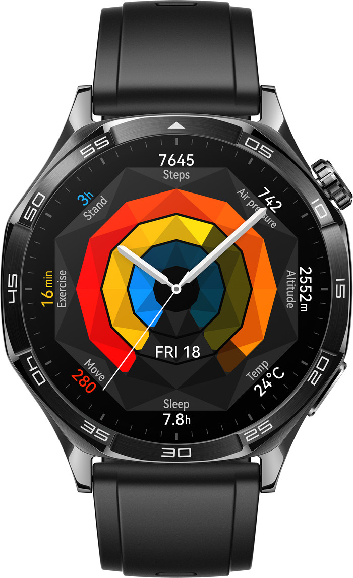 Huawei Watch GT5 Zwart 46mm voorkant