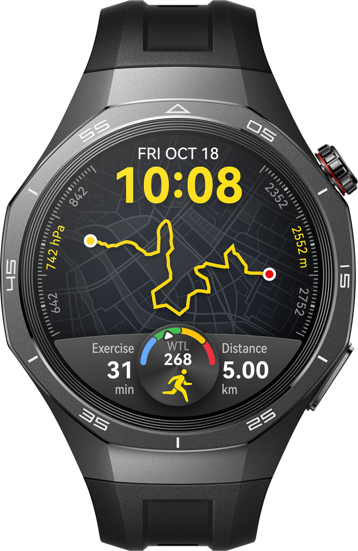Huawei Watch GT5 Pro 46mm Gray/Black front