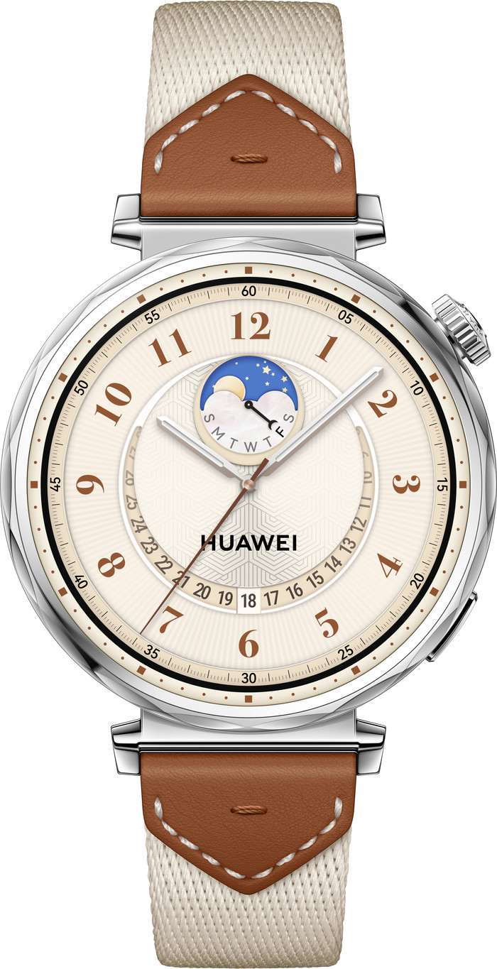 Huawei Watch GT5 Zilver/Bruin 41mm voorkant