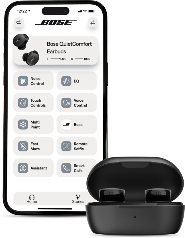 Bose QuietComfort Earbuds Schwarz detail