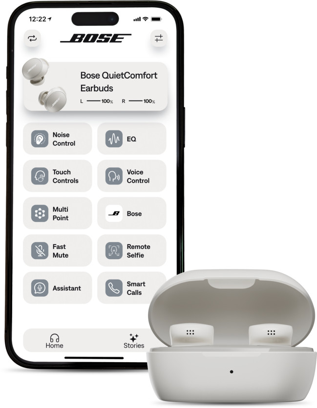 Bose QuietComfort Earbuds Cream detail