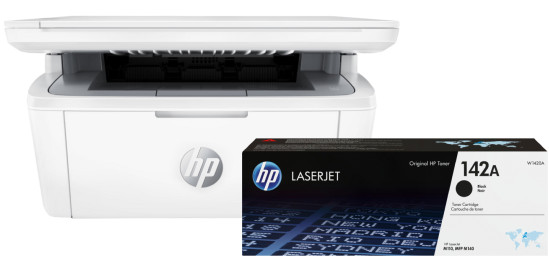 HP LaserJet M140w MFP + 1 Extra Black Toner Cartridge Main Image