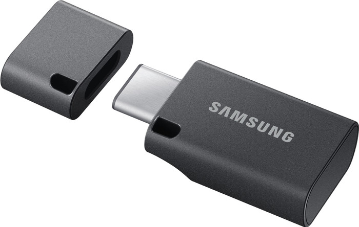 Samsung USB-C Flash Drive 512GB Grijs detail