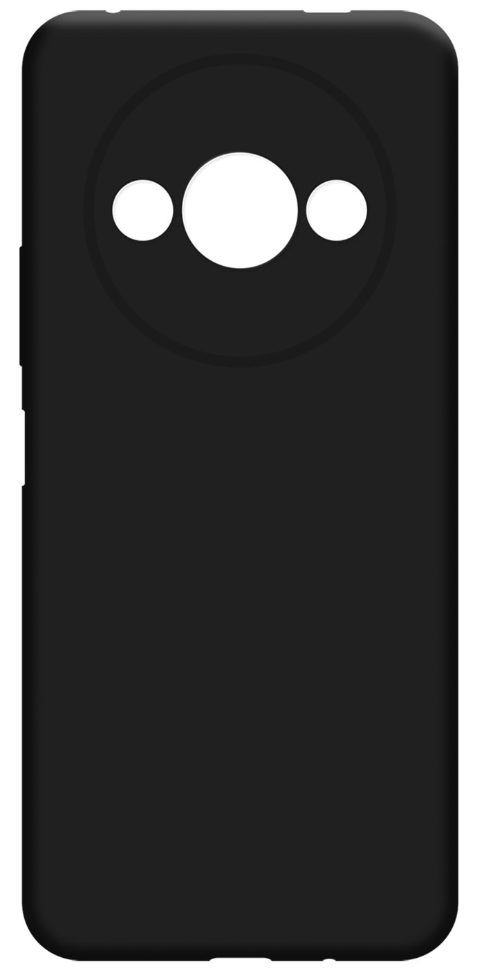 Just in Case Soft Design Redmi A3 Back Cover Black back