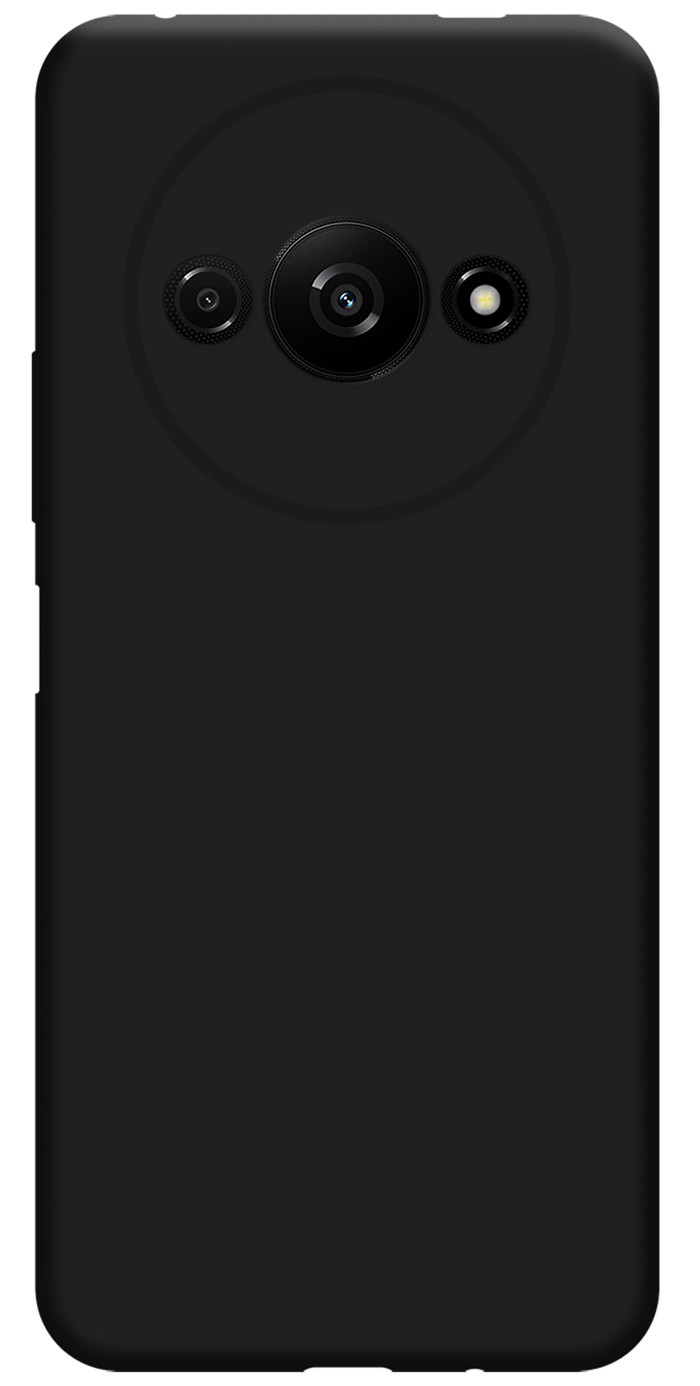 Just in Case Soft Design Redmi A3 Back Cover Black Main Image