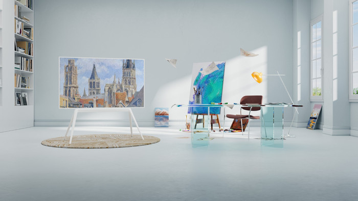 TCL 75A300W NXTVision product in gebruik