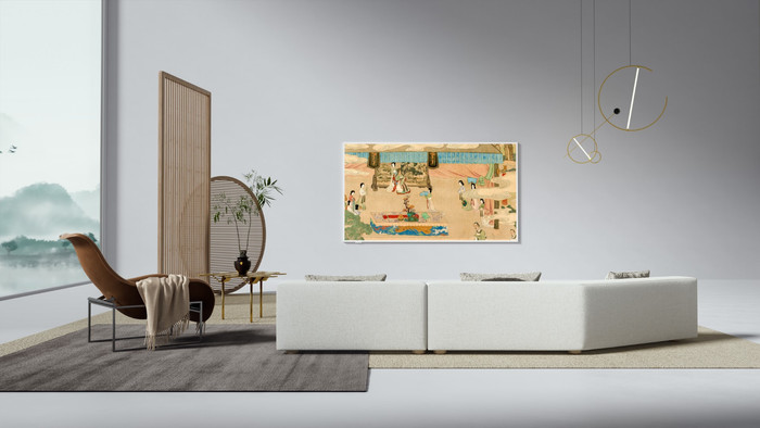 TCL 75A300W NXTVision product in gebruik