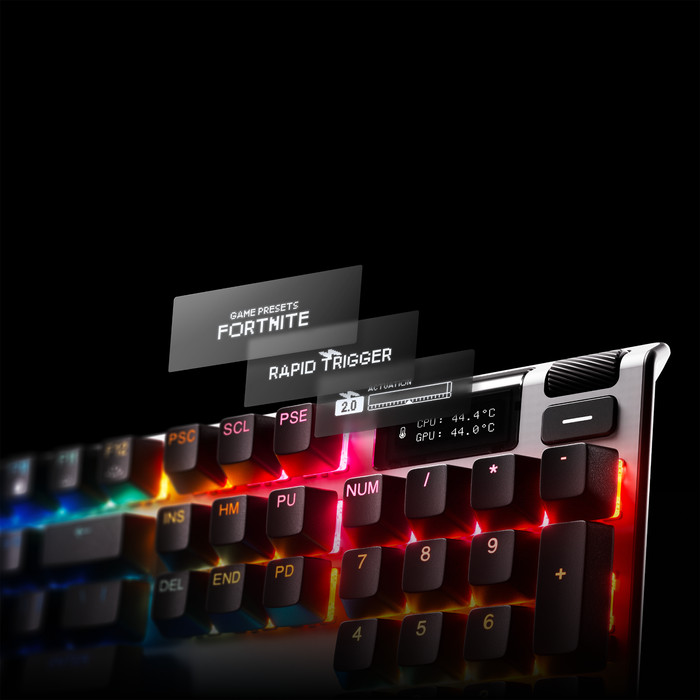 SteelSeries Apex Pro Gen 3 Gaming Toetsenbord Qwerty visual leverancier