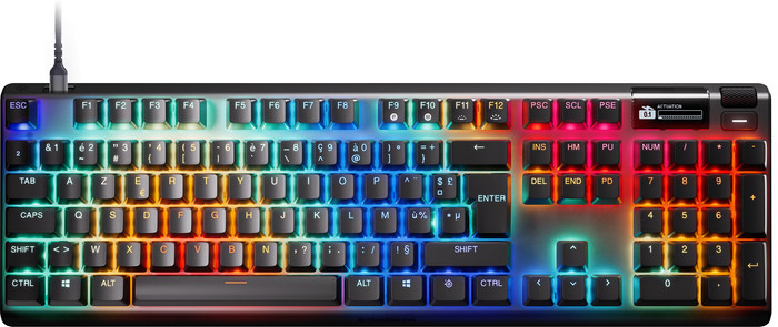 SteelSeries Apex Pro Gen 3 Gaming Keyboard AZERTY top
