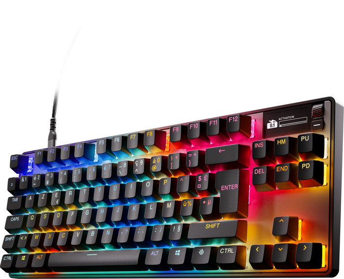SteelSeries Apex Pro TKL Gen 3 Gaming Keyboard AZERTY right side