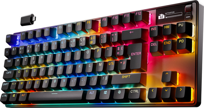 SteelSeries Apex Pro TKL Wireless Gen 3 Gaming Keyboard AZERTY right side