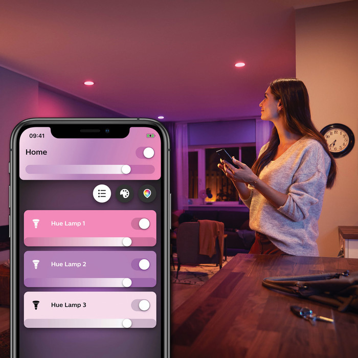 Philips Hue Centura Recessed Spot Light White and Color Round Aluminum visual supplier