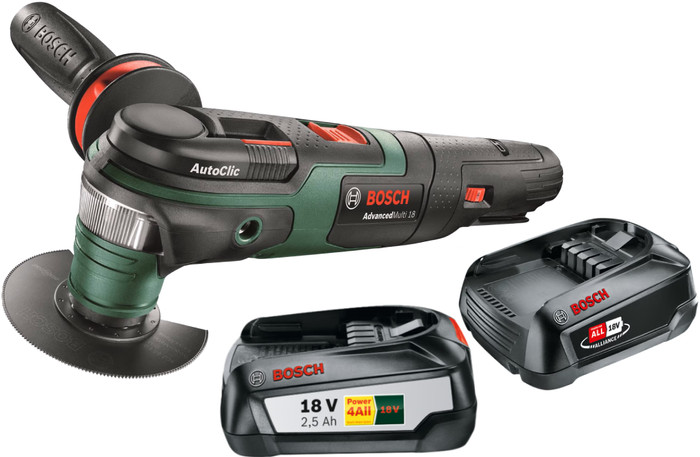 Bosch AdvancedMulti 18 2,5 Ah Accu (2x) Starterspakket Main Image